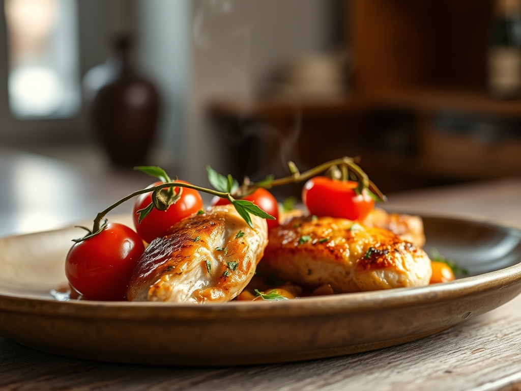 cherry tomatoes and chicken recipes