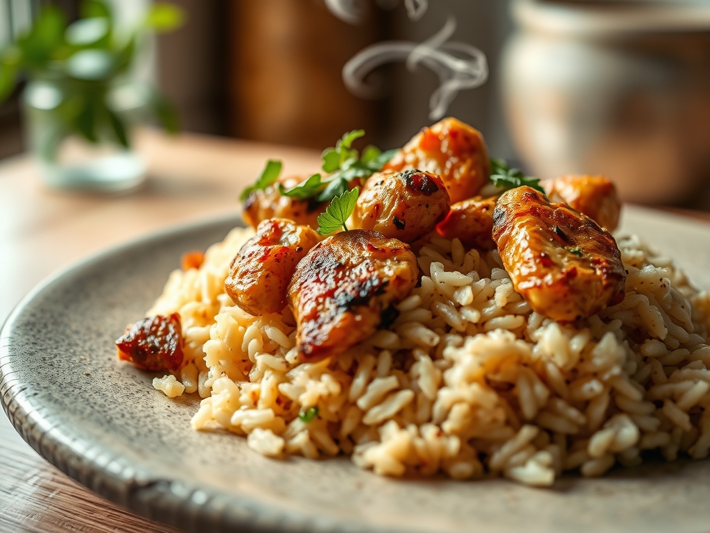 leftover rice and chicken recipes