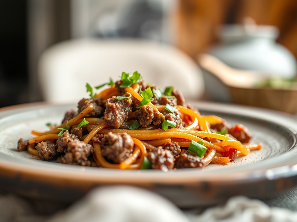 mongolian beef recipes with ground beef