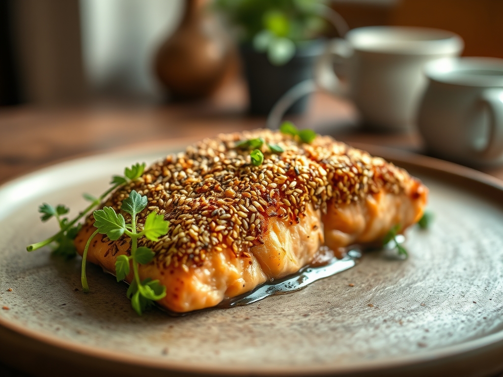 sesame crusted salmon recipes